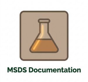 Material Safety Data Sheet documentation